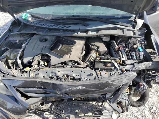 2T1BU4EE2CC785690 - 2012 TOYOTA COROLLA BASE CHARCOAL photo 11