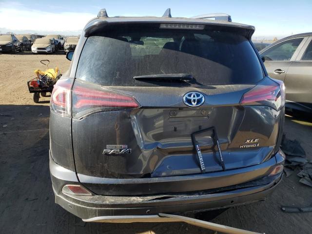 JTMRJREV1JD211375 - 2018 TOYOTA RAV4 HV LE GRAY photo 6