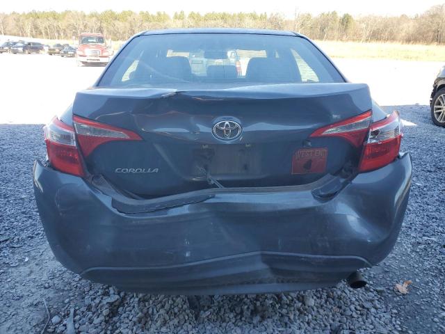 2T1BURHE8EC176258 - 2014 TOYOTA COROLLA L BLUE photo 6