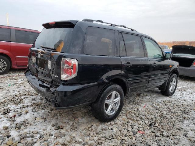 2HKYF18516H538242 - 2006 HONDA PILOT EX BLACK photo 3