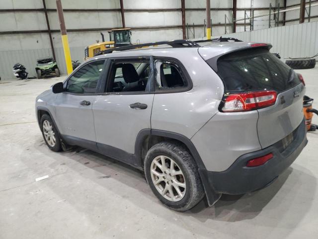 1C4PJLAB1FW585013 - 2015 JEEP CHEROKEE SPORT SILVER photo 2