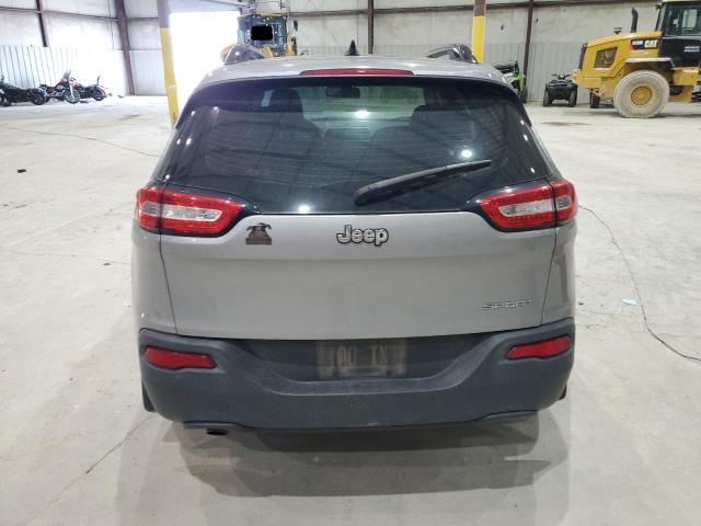 1C4PJLAB1FW585013 - 2015 JEEP CHEROKEE SPORT SILVER photo 6