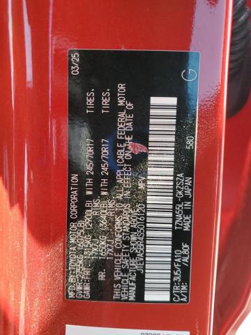 JTEVA5BR4S5016120 - 2025 TOYT 4RUNNER SR5 RED photo 13