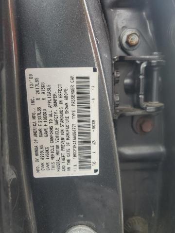 1HGCP2F41AA064771 - 2010 HONDA ACCORD LXP GRAY photo 12