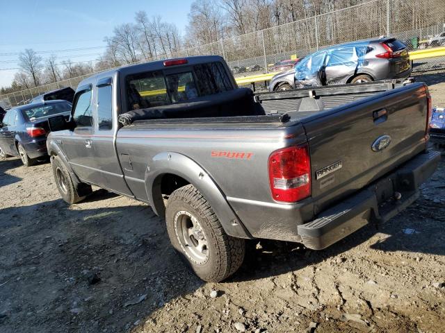 1FTYR44U48PA37472 - 2008 FORD RANGER SUPER CAB GRAY photo 2