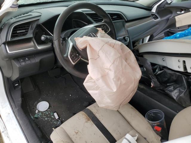 19XFC1F37LE201804 - 2020 HONDA CIVIC EX WHITE photo 8