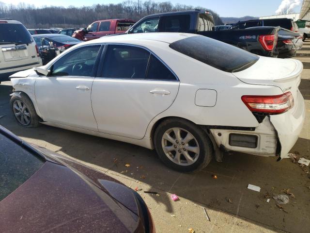 4T4BF3EK8BR215187 - 2011 TOYOTA CAMRY BASE WHITE photo 2