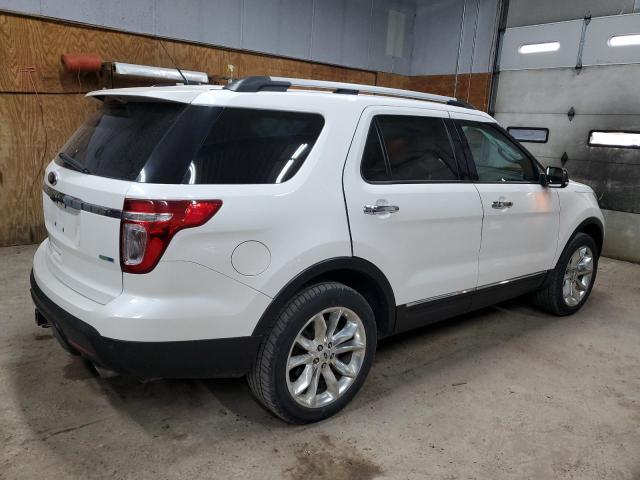 1FM5K8D89EGC46330 - 2014 FORD EXPLORER XLT WHITE photo 3