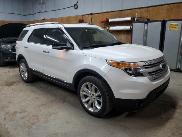 1FM5K8D89EGC46330 - 2014 FORD EXPLORER XLT WHITE photo 4