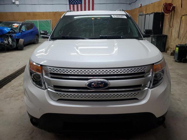 1FM5K8D89EGC46330 - 2014 FORD EXPLORER XLT WHITE photo 5