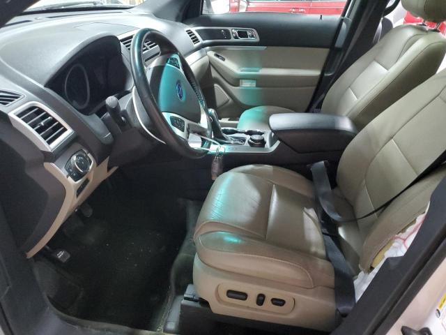 1FM5K8D89EGC46330 - 2014 FORD EXPLORER XLT WHITE photo 7