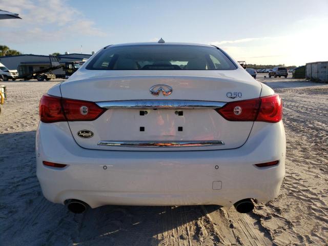 JN1BV7AP6EM682917 - 2014 INFINITI Q50 BASE WHITE photo 6