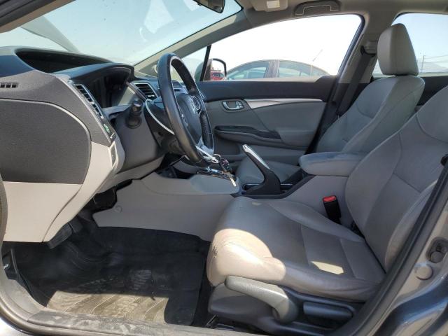 19XFB2F93DE247418 - 2013 HONDA CIVIC EXL GRAY photo 7