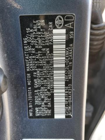 2T1BURHE9GC616605 - 2016 TOYOTA COROLLA L BLUE photo 13