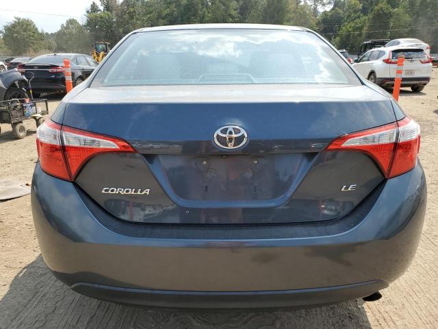 2T1BURHE9GC616605 - 2016 TOYOTA COROLLA L BLUE photo 6