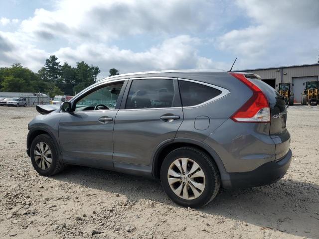 2HKRM4H78DH638073 - 2013 HONDA CR-V EXL GRAY photo 2
