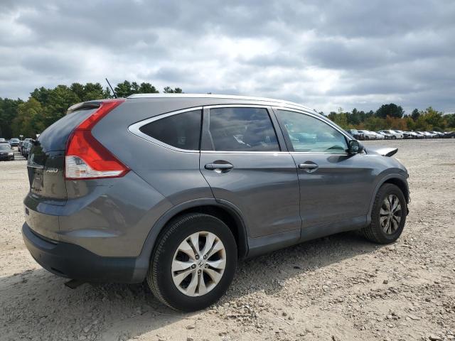 2HKRM4H78DH638073 - 2013 HONDA CR-V EXL GRAY photo 3
