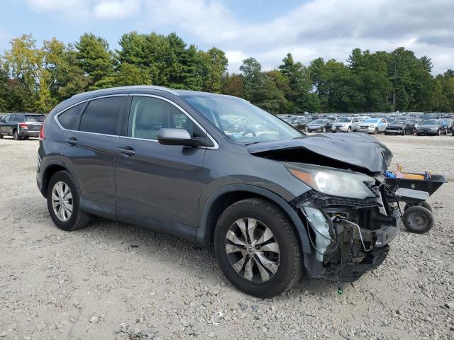 2HKRM4H78DH638073 - 2013 HONDA CR-V EXL GRAY photo 4