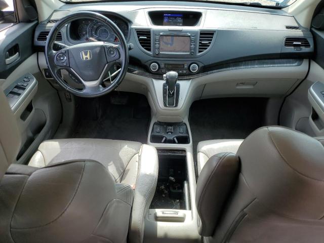 2HKRM4H78DH638073 - 2013 HONDA CR-V EXL GRAY photo 8