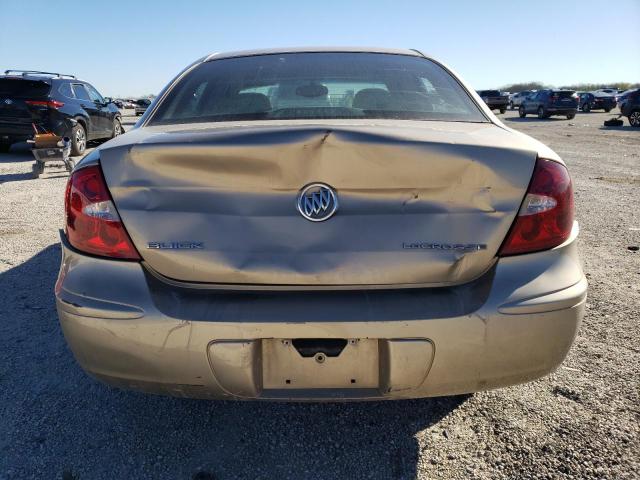 2G4WC532351250951 - 2005 BUICK LACROSSE CX GOLD photo 6