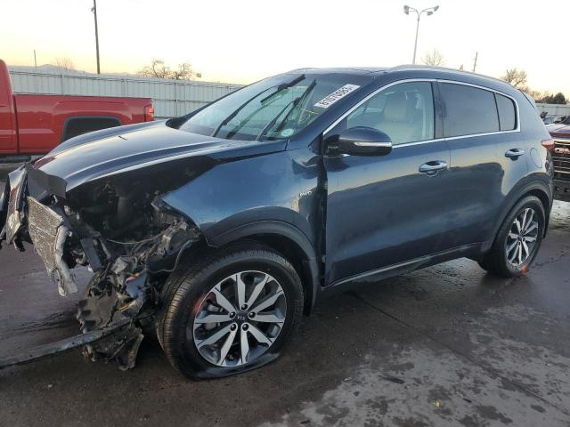 KNDPNCAC2H7205204 - 2017 KIA SPORTAGE EX TEAL photo 1