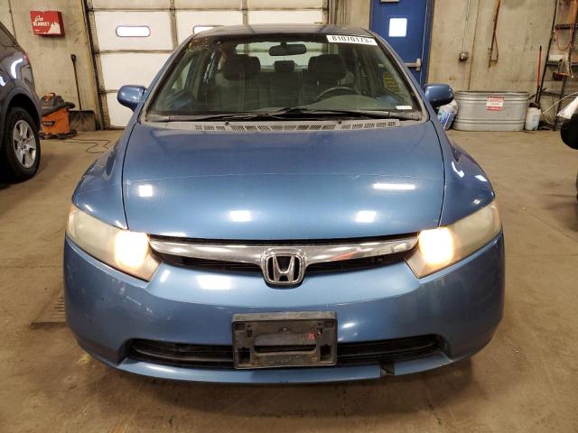 1HGFA16598L109634 - 2008 HONDA CIVIC LX BLUE photo 5