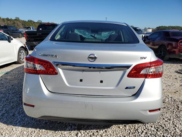 3N1AB7AP1DL685429 - 2013 NISSAN SENTRA S SILVER photo 6