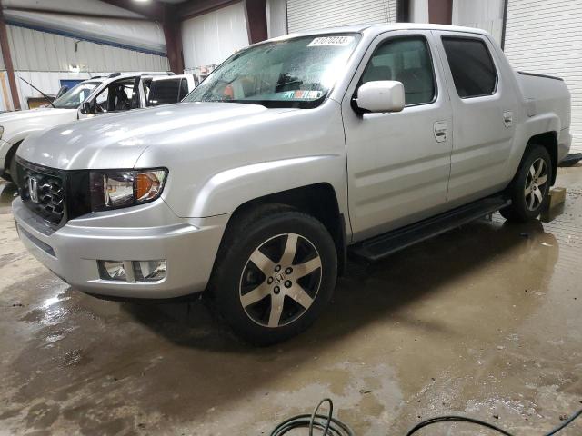 5FPYK1F63EB010875 - 2014 HONDA RIDGELINE RTL-S SILVER photo 1