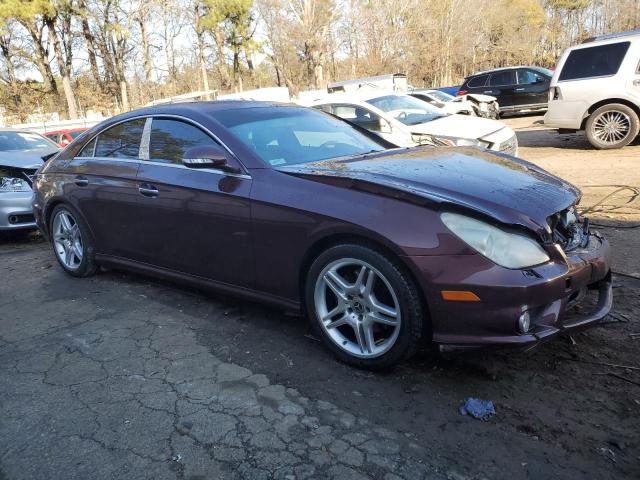 WDDDJ72X67A096373 - 2007 MERCEDES-BENZ CLS 550 BURGUNDY photo 4