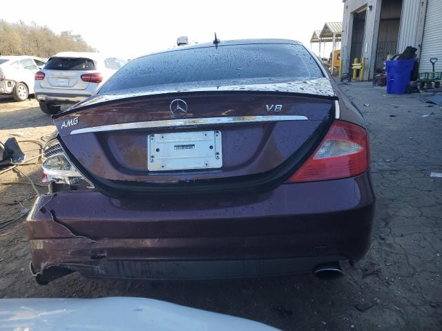 WDDDJ72X67A096373 - 2007 MERCEDES-BENZ CLS 550 BURGUNDY photo 6