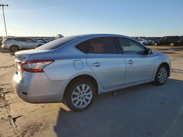 1N4AB7AP1DN902030 - 2013 NISSAN SENTRA S SILVER photo 3