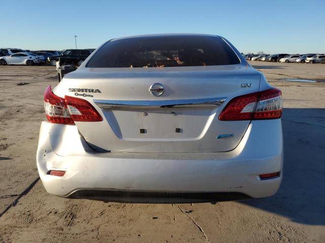 1N4AB7AP1DN902030 - 2013 NISSAN SENTRA S SILVER photo 6