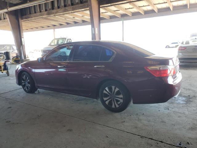 1HGCR2F32DA276021 - 2013 HONDA ACCORD LX BURGUNDY photo 2