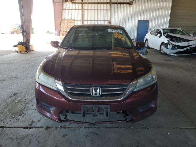 1HGCR2F32DA276021 - 2013 HONDA ACCORD LX BURGUNDY photo 5