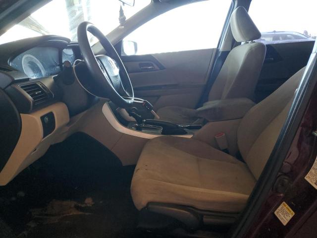 1HGCR2F32DA276021 - 2013 HONDA ACCORD LX BURGUNDY photo 7