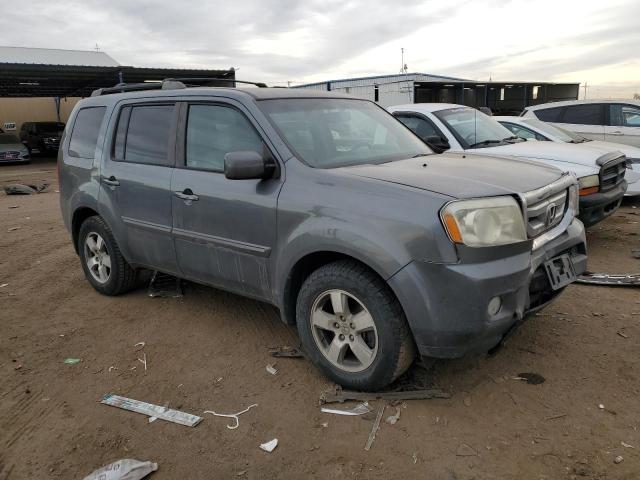 5FNYF4H69BB018325 - 2011 HONDA PILOT EXL GRAY photo 4