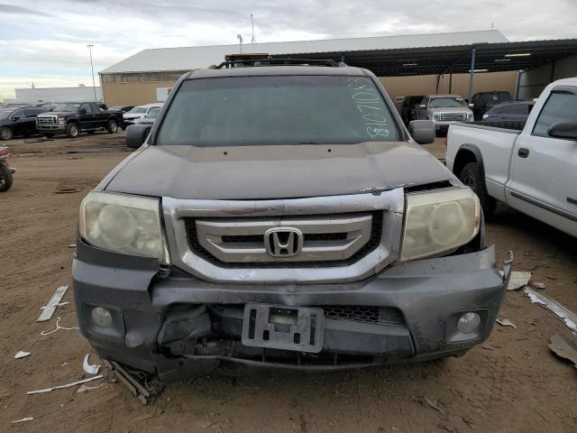 5FNYF4H69BB018325 - 2011 HONDA PILOT EXL GRAY photo 5