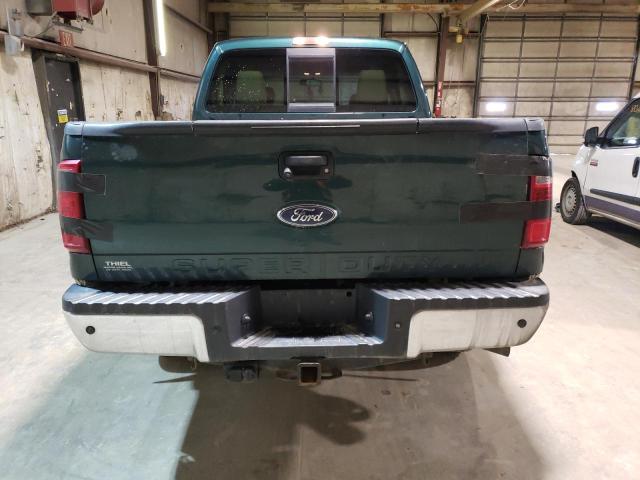 1FT8W3BTXBEB84122 - 2011 FORD F350 SUPER DUTY GREEN photo 6