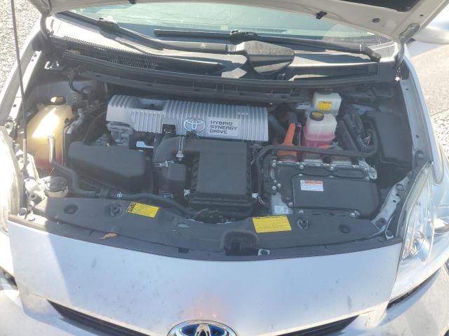 JTDKN3DU7D0346383 - 2013 TOYOTA PRIUS SILVER photo 11