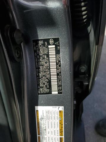 JTDBU4EE1AJ080414 - 2010 TOYOTA COROLLA BASE Boz foto 12