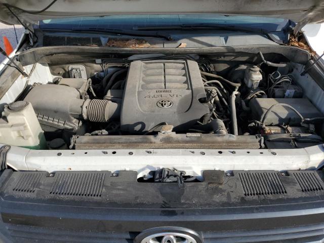 5TFRM5F14EX069233 - 2014 TOYOTA TUNDRA DOUBLE CAB SR/SR5 WHITE photo 11