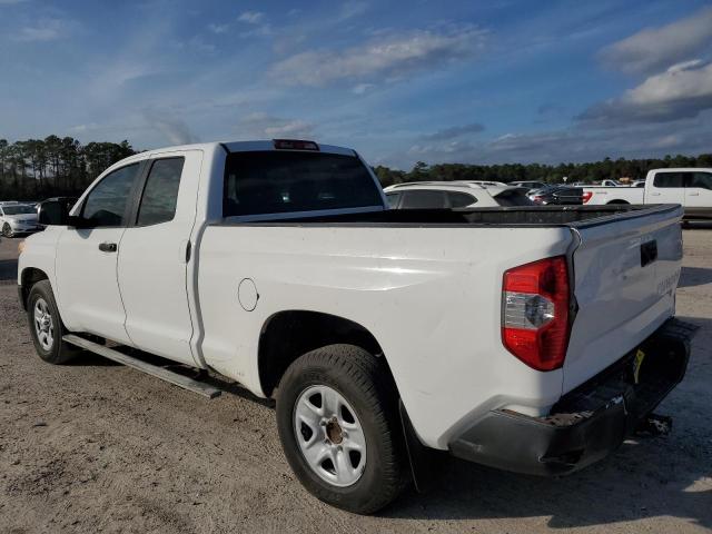 5TFRM5F14EX069233 - 2014 TOYOTA TUNDRA DOUBLE CAB SR/SR5 WHITE photo 2