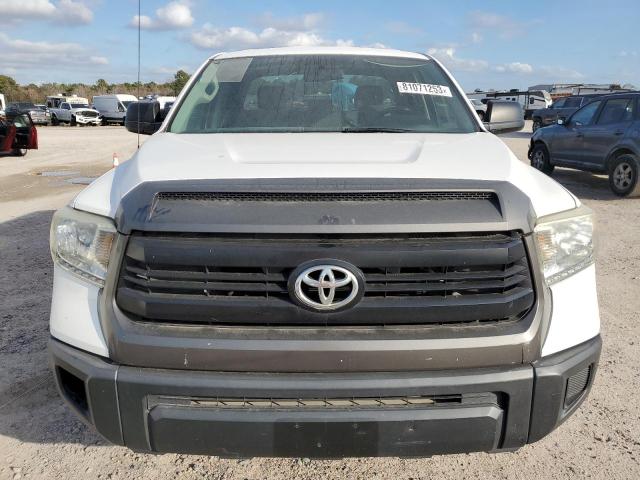 5TFRM5F14EX069233 - 2014 TOYOTA TUNDRA DOUBLE CAB SR/SR5 WHITE photo 5