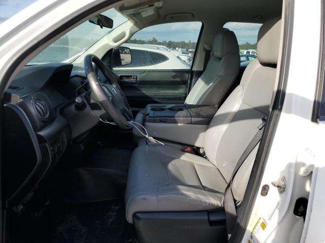 5TFRM5F14EX069233 - 2014 TOYOTA TUNDRA DOUBLE CAB SR/SR5 WHITE photo 7