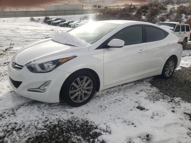 5NPDH4AE8FH635183 - 2015 HYUNDAI ELANTRA SE WHITE photo 1