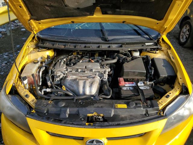 JTKJF5C72C3028368 - 2012 TOYOTA SCION TC YELLOW photo 11