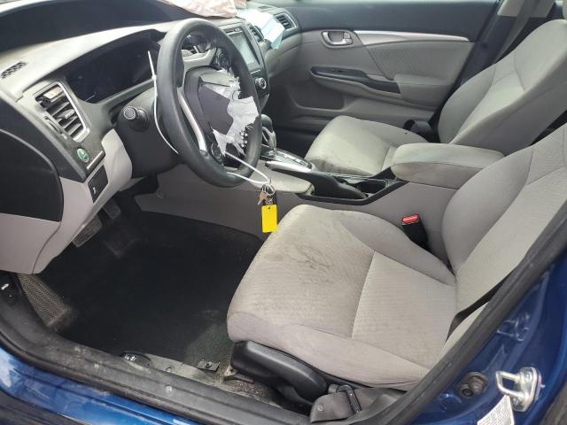 19XFB2F87FE068874 - 2015 HONDA CIVIC EX BLUE photo 7
