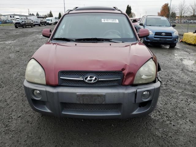 KM8JN72D86U284067 - 2006 HYUNDAI TUCSON GLS BURGUNDY photo 5