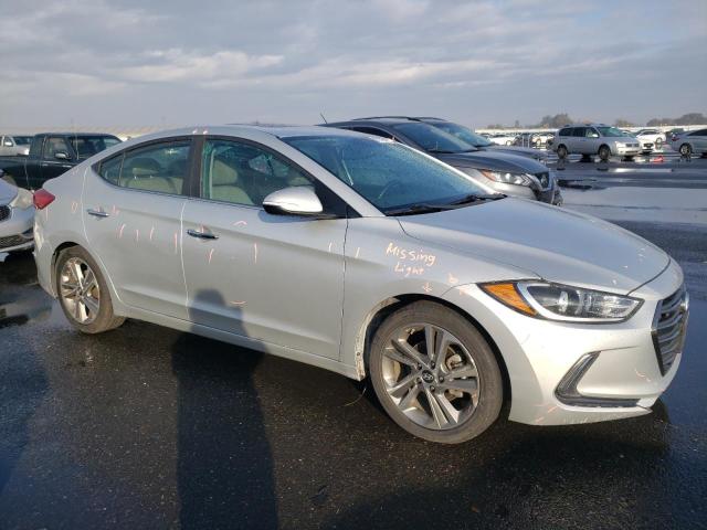 5NPD84LF9HH036611 - 2017 HYUNDAI ELANTRA SE SILVER photo 4