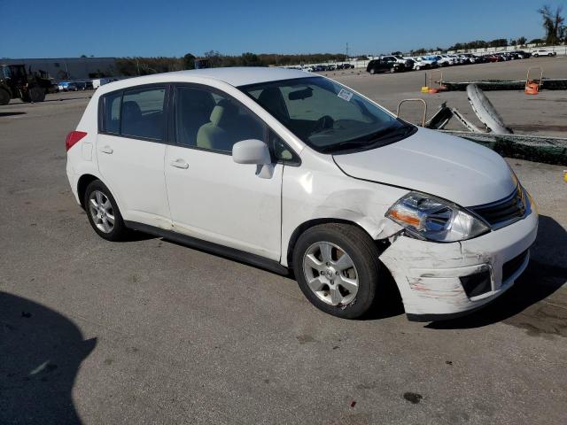 3N1BC1CP5CK202184 - 2012 NISSAN VERSA S WHITE photo 4